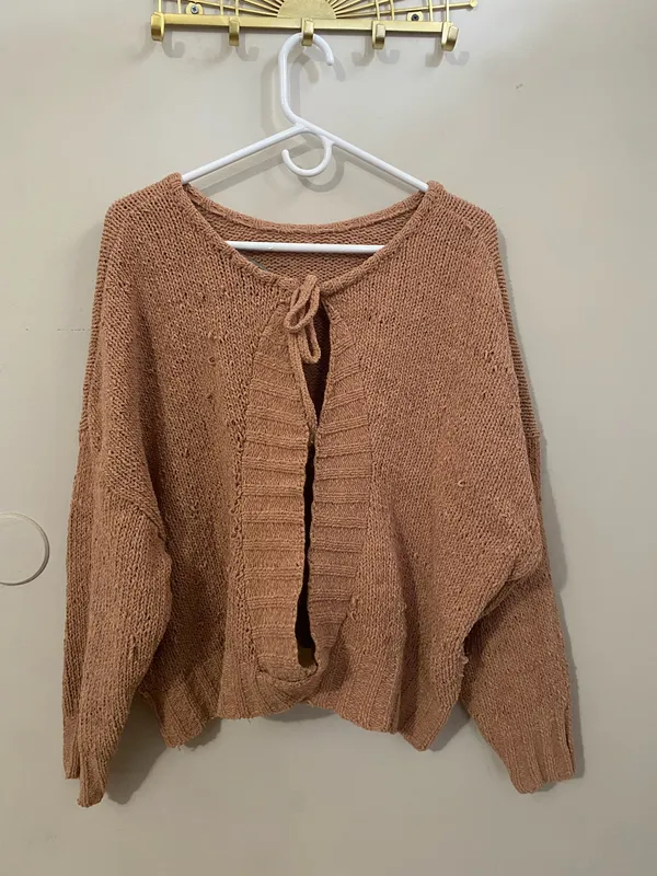 Forever 21 Warm Beige Oversized Sweater - Image 2