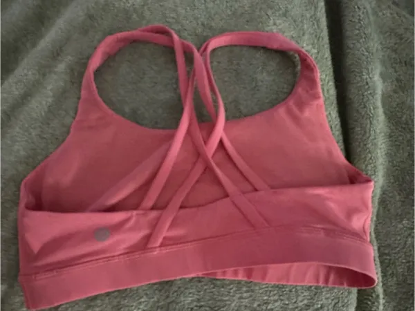 lululemon athletica Coral Pink energy Strappy Sports Bra - Image 2