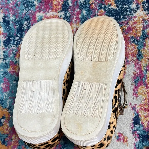 Steve Madden Caliber Leopard Wedge Sneaker Bootie size 6 Mobwife - Image 7