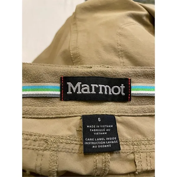 Marmot Women’s Brown Convertible Hiking Pants/ Outdoor/ Camping/Capri Size 6 - Image 7