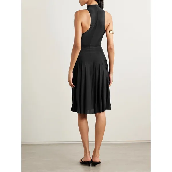 NWT Skims Milky Sheer High Neck Midi Dress - Obsidian Medium - Image 3