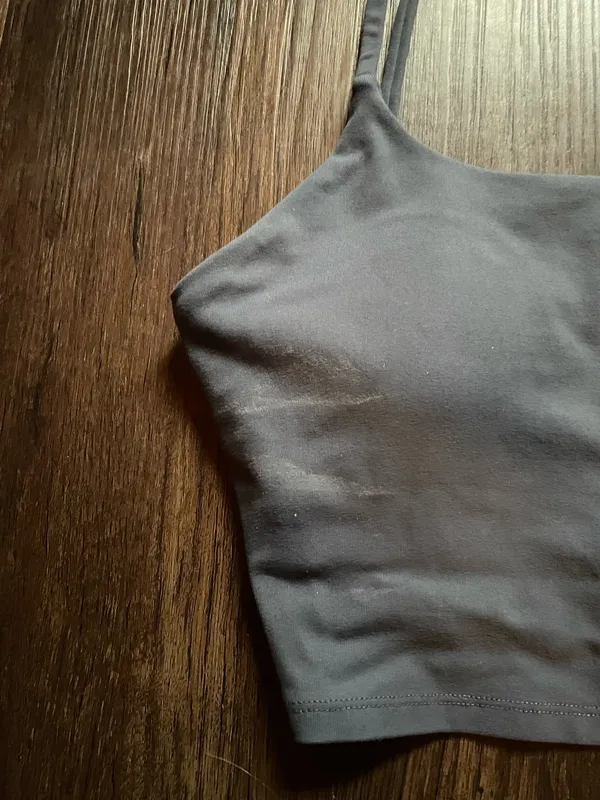 Cropped tank top Gray - Image 2