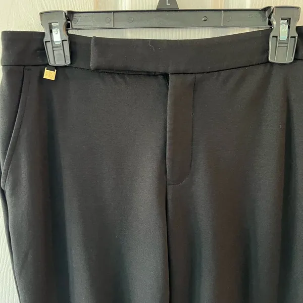 Ralph Lauren LRL Black Label Knit Viscose Blend Ankle Pants Sz M Stretch - Image 5