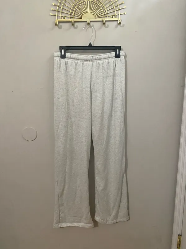 Green Goddess Elastic Waist Terry Lounge Pants - Image 2