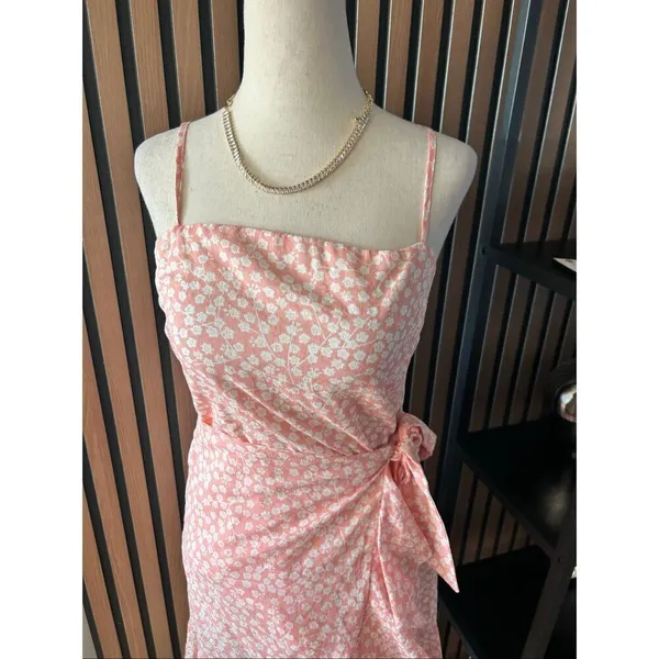 Hello Molly Princess Polly Mini Dress Light Pink Floral Size M - Image 2