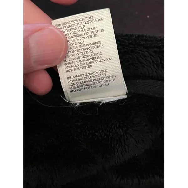The North Face Caroluna Coat Women Lrg Black Quilted Fleece Lined Zip Jacket - Image 13