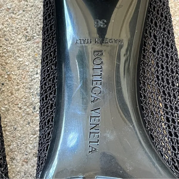 Bottega Veneta ATOMIC Net Heel Pump EUC 36 - Image 3