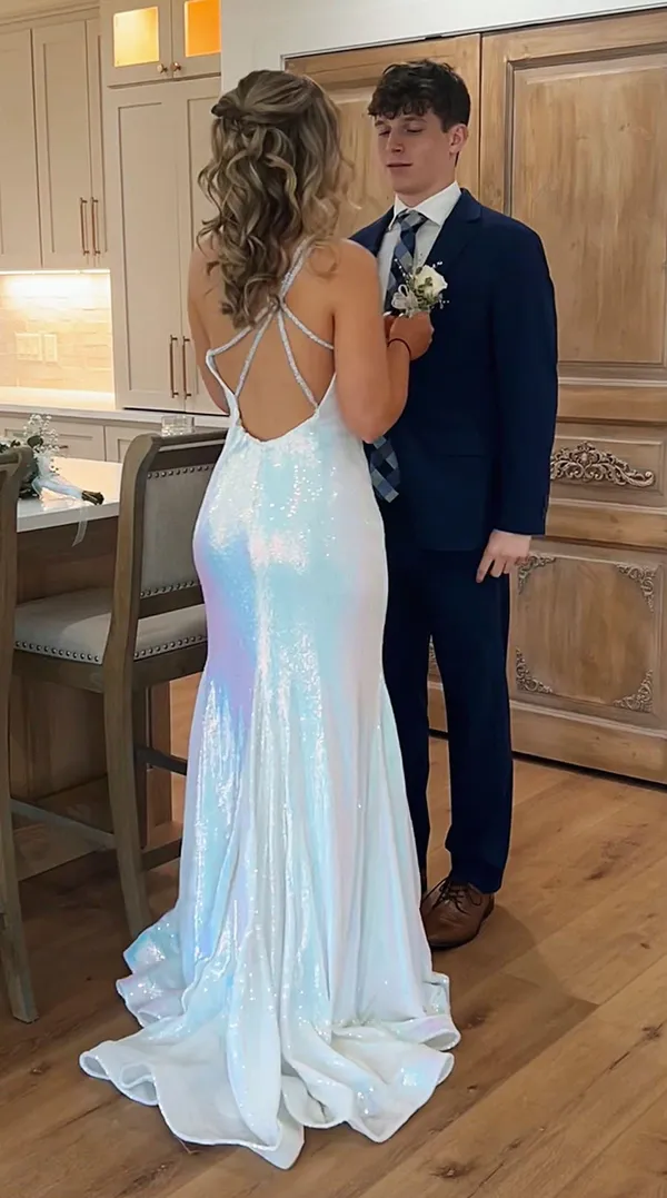 Prom dress White Size 8 - Image 3