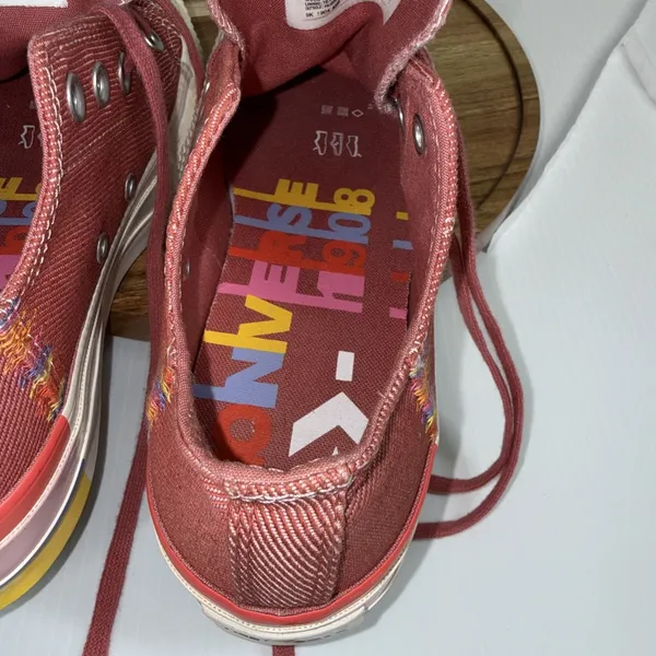 Converse Chuck Taylor All Star Lift OX Women's Shoe Pink Rainbow 564559C Size 7 - Image 14