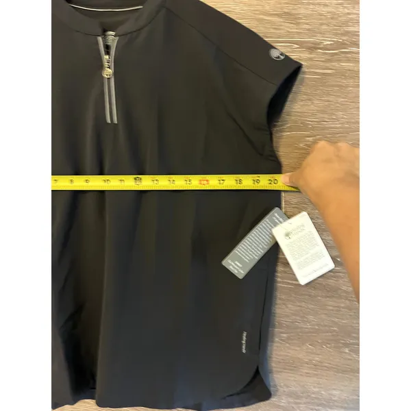 Healing Hands Top size XS Dark gray NEW Short Sleeves Medical Uniform - Image 5