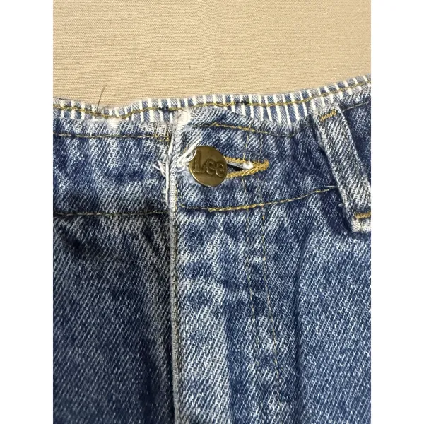 Vintage Lee Women's High Rise Jeans Elastic Waist‎ Band Size 12L - Image 3