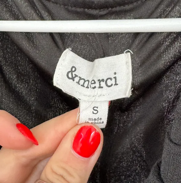&merci Black mini dress - Image 2