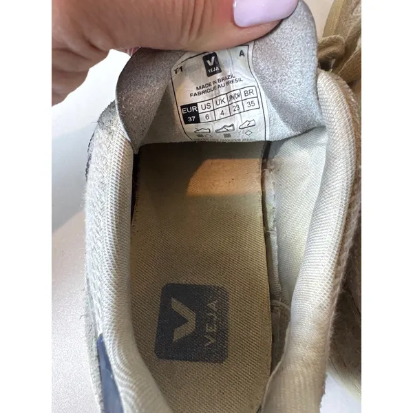 Veja V-10 B-Mesh Sneakers Womens Size 6 Grey Low Top Sustainable‎ Eco Friendly - Image 5