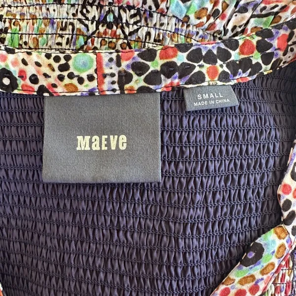 Maeve by Anthropologie Tiled Amethyst Dress Small Boho - Image 8