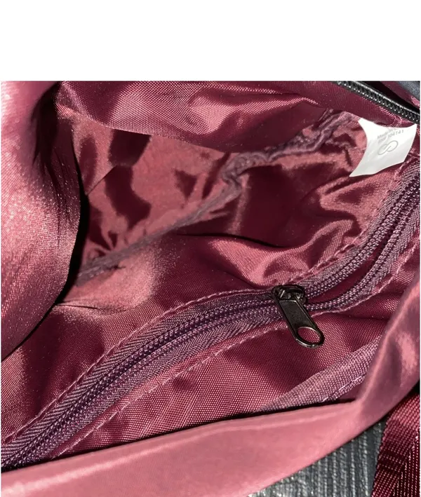 CALIA by Carrie Underwood Women's Sling Belt Bag Maroon Burgundy - Image 6