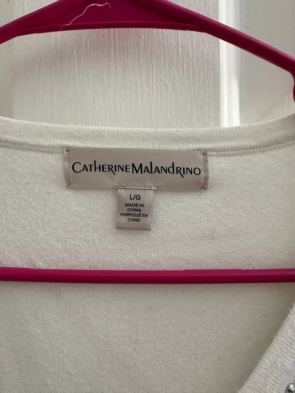 Sweater White Size L - Image 3