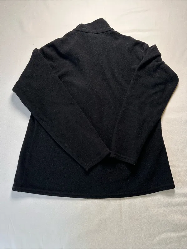 Patagonia Capilene Fleece Pullover Black USA Made Women’s Small Vintage 1990’s - Image 10
