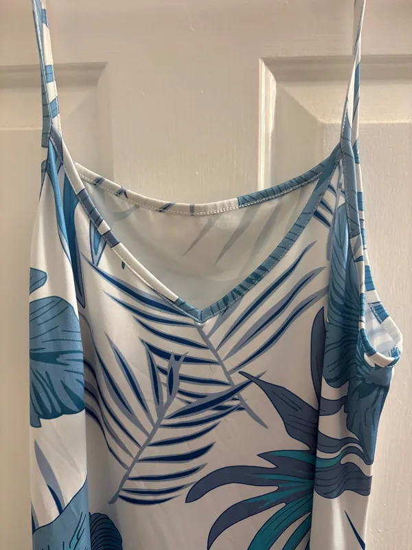 Shein Maxi Dress Blue Size L - Image 3