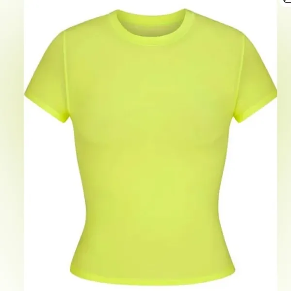 Skims Fits Everybody T Shirt in Daffodil NWT XS - Image 2