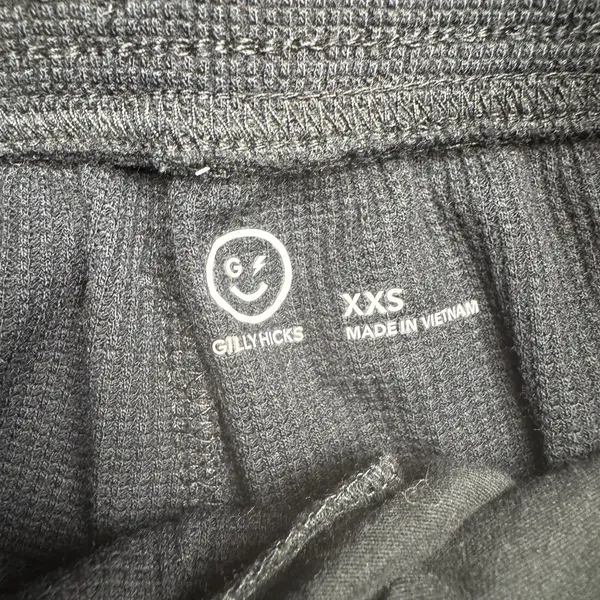 Gilly Hicks Jogger Sweatpants Womens XXS Black‎ Waffle Knit Loungewear - Image 4