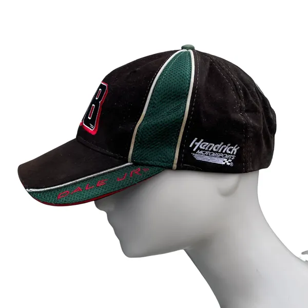 Vintage Nascar #88 Dale Jarrett Black Red Green Adjustable Cap Hat - Image 6