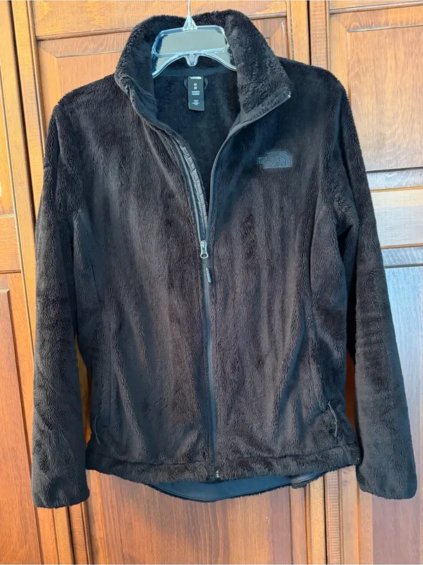 The North Face Women's Black Teddy Fleece Jacket - Full Zip Cozy Coat - Image 3
