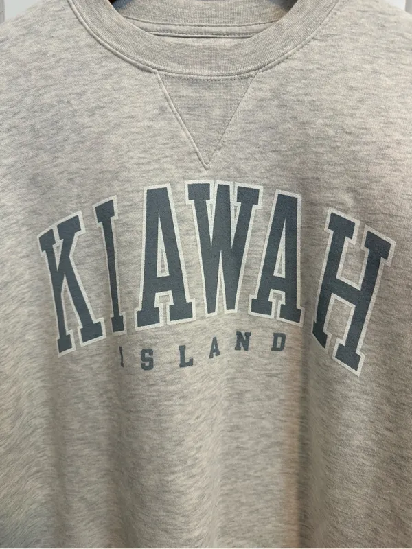 Kiawah Island Gear for Sports big cotton Grey Sweatshirt Size Medium - Image 3