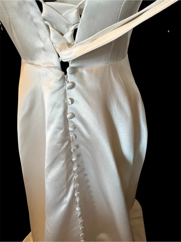 Witness of Love A-line Wedding Dress White Size 4 NWT - Image 7