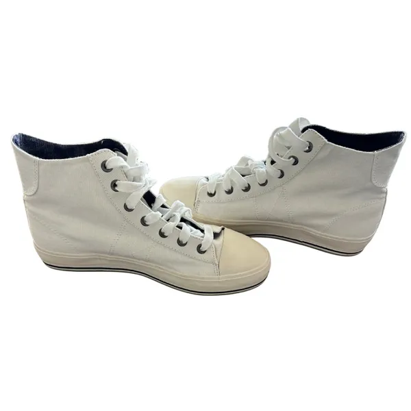 Calvin Klein Canvas High Top Sneakers (Size 9.5) - Image 7