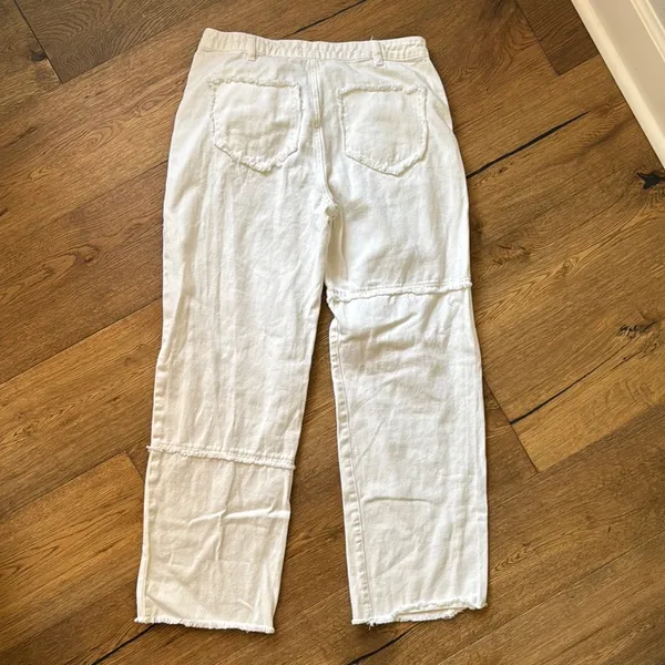Princess Polly Women's White Jeans - Image 3