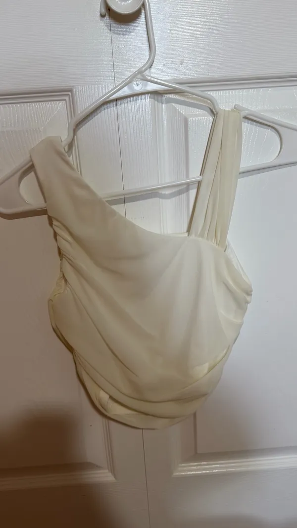 Shein Top Crop White Tank - Image 2