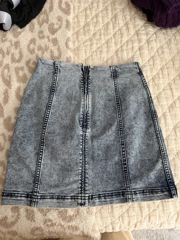 Free people denim skirt - Image 3