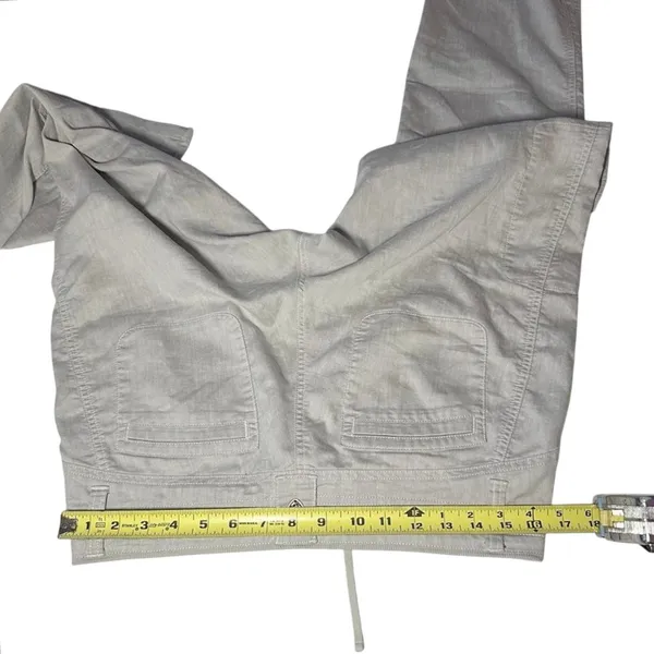 KÜHL Cabo UPF 50+ Sun Gray Linen Blend Hiking PNW Granola Gorpcore Size 8 Short - Image 7