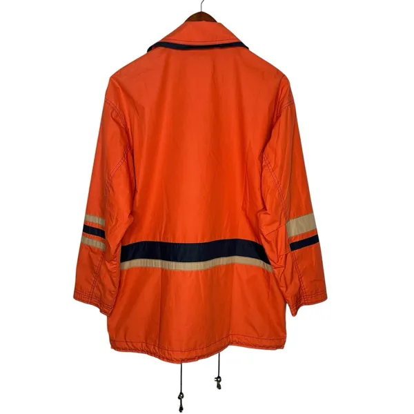 Vintage 90s Braetan Marine Fisherman Fireman Rain‎ Jacket M Metal Toggles - Image 5