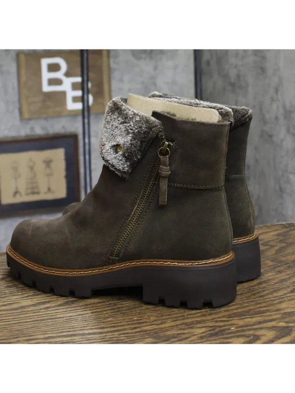 NWT Baretraps Womens Boots Ankle Winter Hiking Boots BT28507 Moss Brown 8M - Image 10