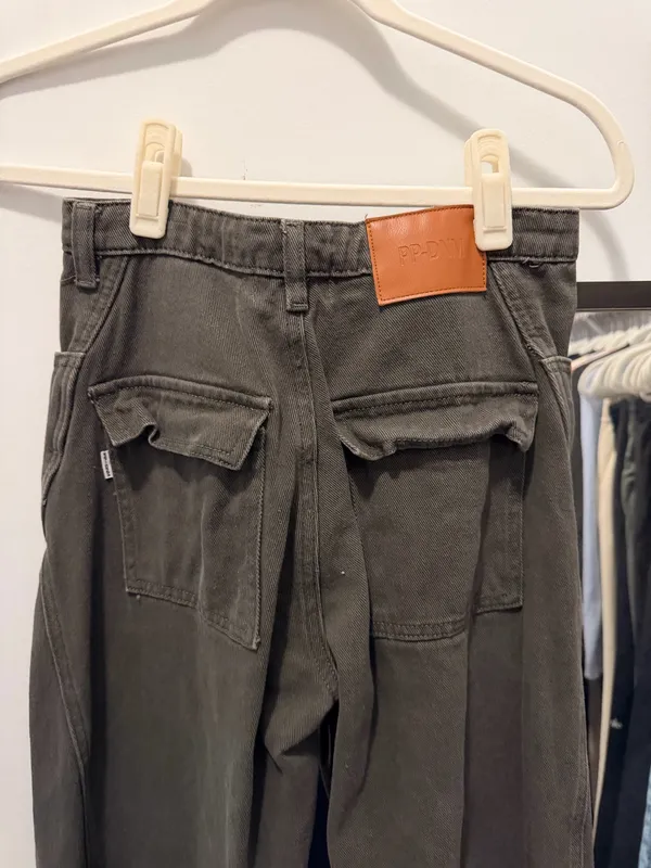 Princess Polly Bruiser Tie Waist Mid Rise Wide Leg Jean - Image 5