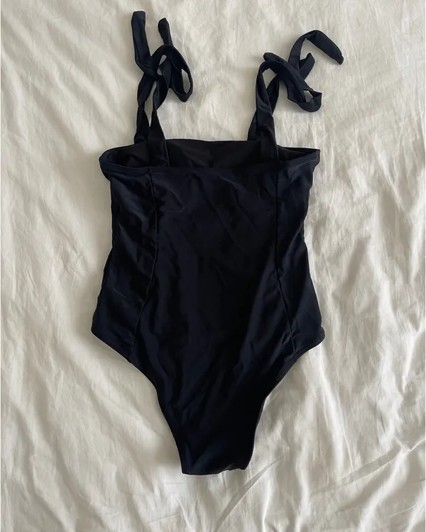 One Piece Swimsuit Black - Image 2