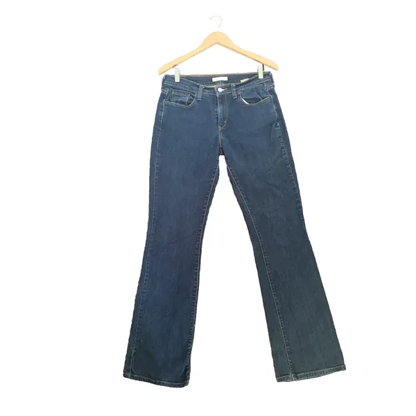 Vintage Y2K Mid rise Boot Cut 515 Levi’s Jeans Size 8 Long Dark Wash Flare - Image 2