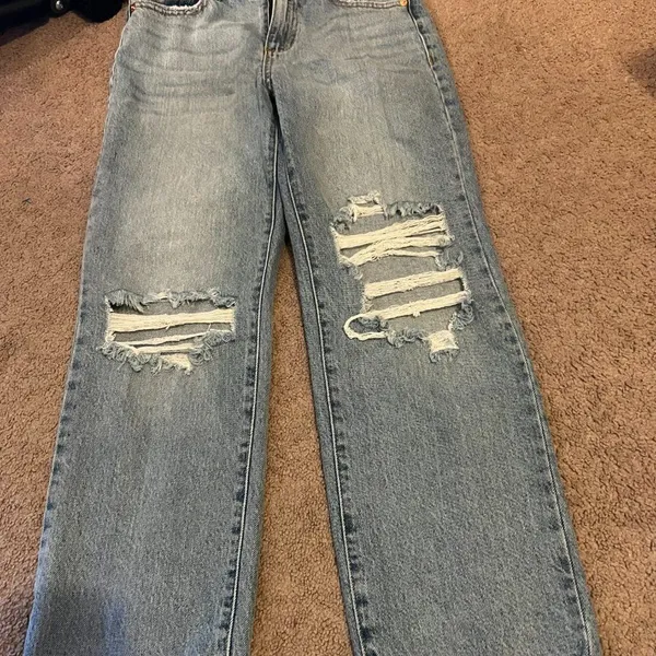 NWT Sneak Peek high rise straight leg jeans 25‎ - Image 3