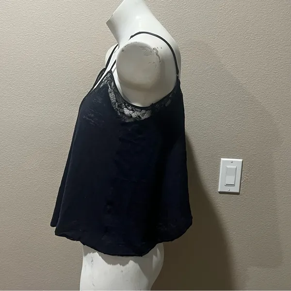 Free people black spaghetti strap top - Image 2