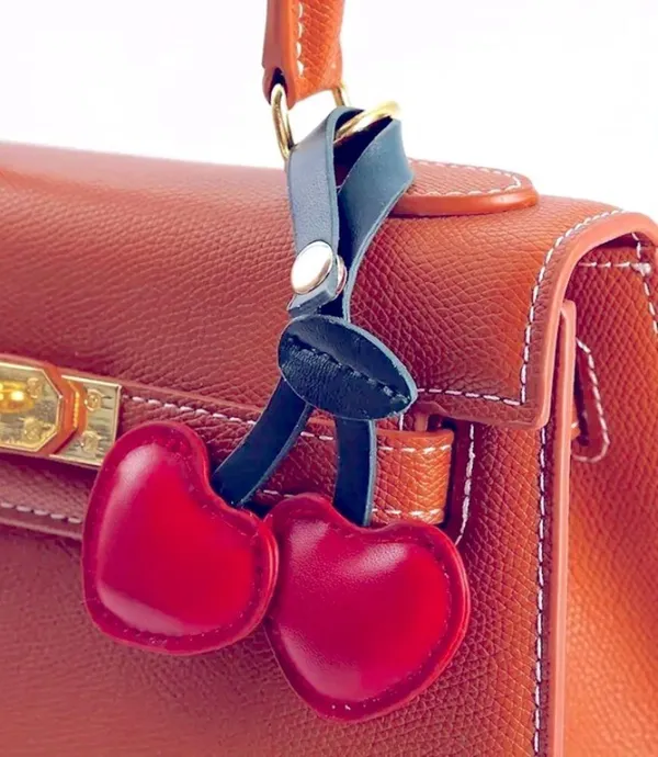 Cherry Shaped Keychain/Bag Charm. 🍒 Beat the designers at their own game this spring! - Image 2
