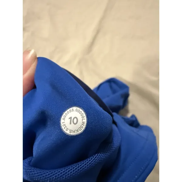 Lululemon‎ Size 10 Base Pace HR Crop 23" Tight Leggings PSYH Psychic Blue - Image 8