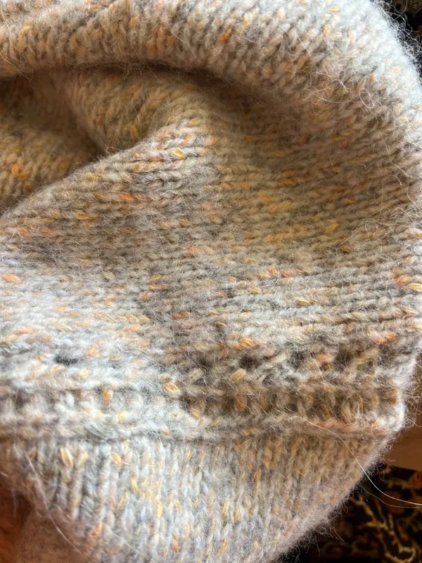 NWT J. Crew Speckled heather oat Relaxed Wool/Alpaca blend crewneck pullover Sma - Image 7