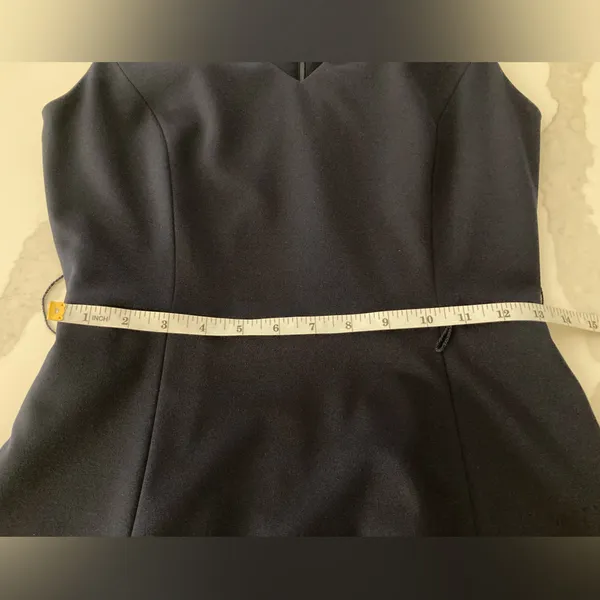 Calvin Klein Navy Midi Dress - Image 6