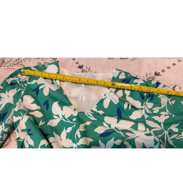 Southern Tide Blaire Blossom Bay Printed Maxi Dress - Green/Navy - Size Small - Image 4