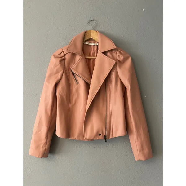 Marie‎ Oliver Faux Leather Moto Jacket - Image 3
