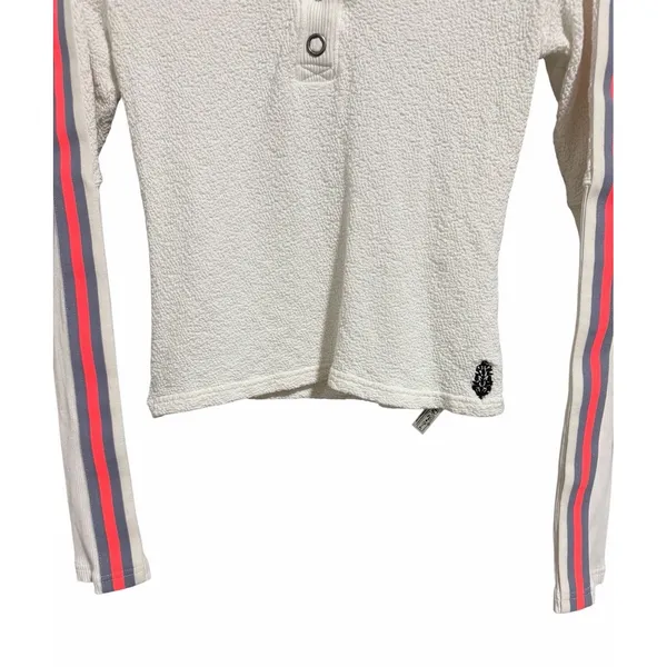 Free People Movement Recovery Layer‎ Top White Women's Size Medium - Image 5