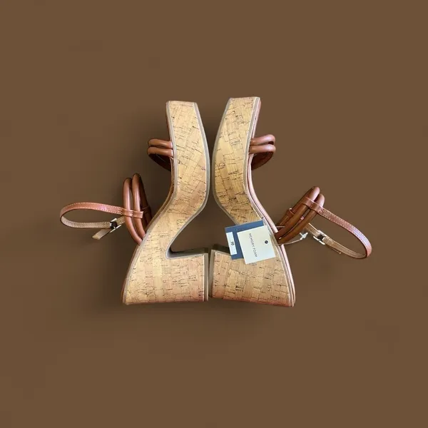 Universal Thread Corked Chunky Sandal, Size 10 - Image 3