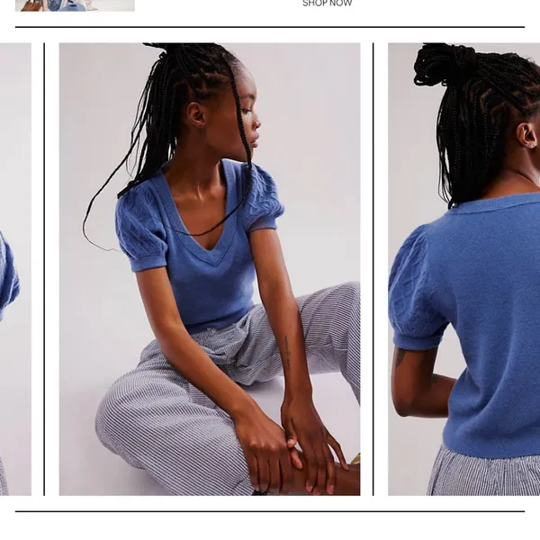 NWOT free people Annabel Cashmere Shirt - Image 4