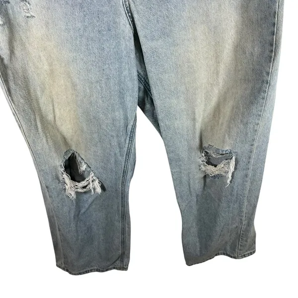 BDG Urban Outfitters Jeans Womens Size 33 Blue Denim High Rise Baggy Light‎ Wash - Image 2